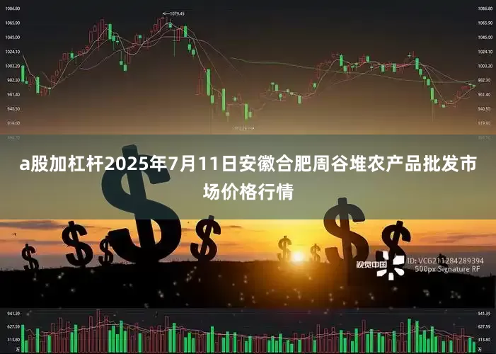 a股加杠杆2025年7月11日安徽合肥周谷堆农产品批发市场价格行情